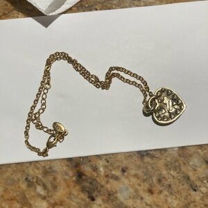 Pilgrim Gold-Tone Heart Necklace